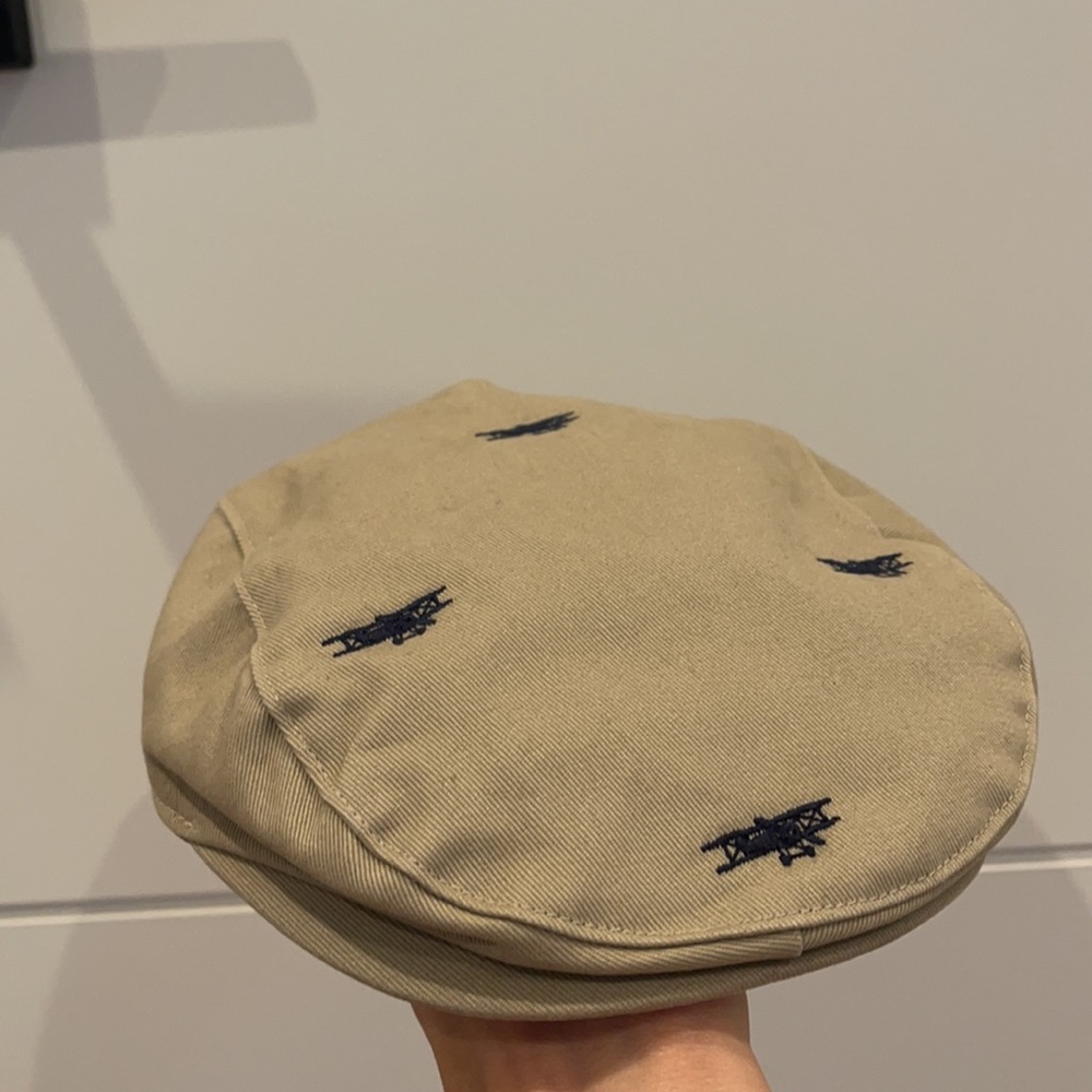 Janie & Jack Infant Vintage Airplane Messenger Hat